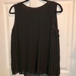 Zara sleeveless polyester blouse top